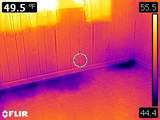 ceiling thermal image